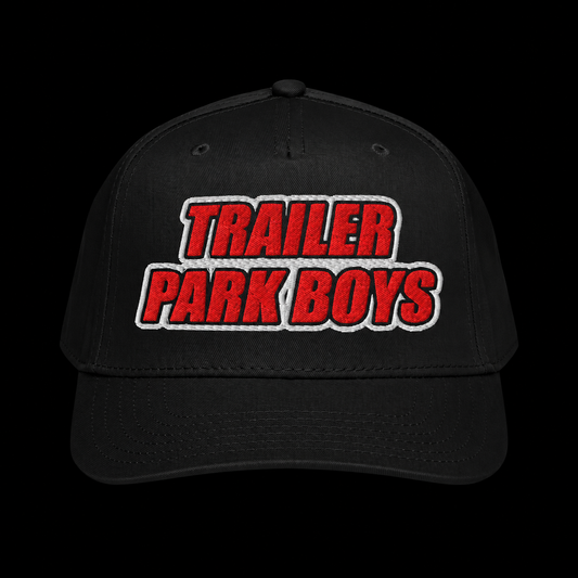 Trailer Park Boys Snapback on a black background