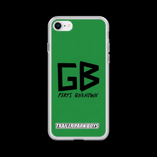 Green Bastard Case for iPhone® on a black background