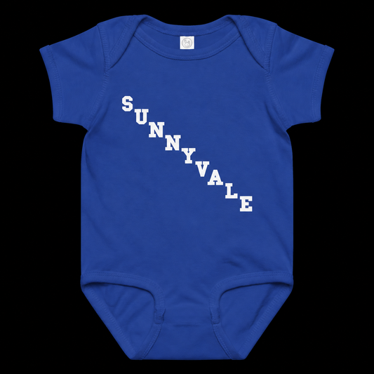 BABY SUNNYVALE JERSEY on a black background